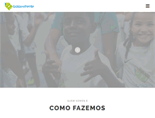 Tablet Screenshot of bolaprafrente.org.br